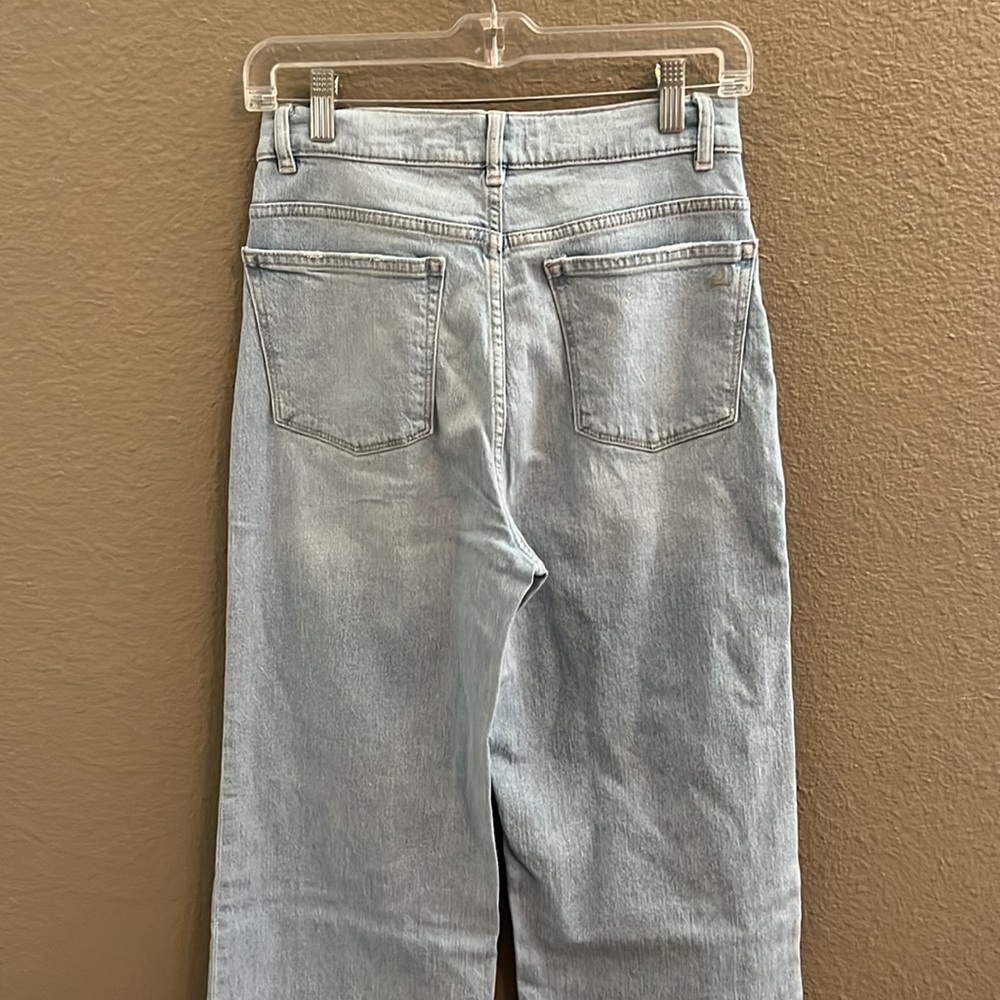 DL1961 Hepburn High Rise Crop Wide Leg Jean Size 25 - Picture 12 of 14